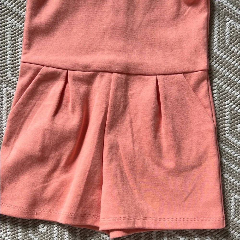 Janie and Jack Coral Ruffle Romper - Picture 5 of 5